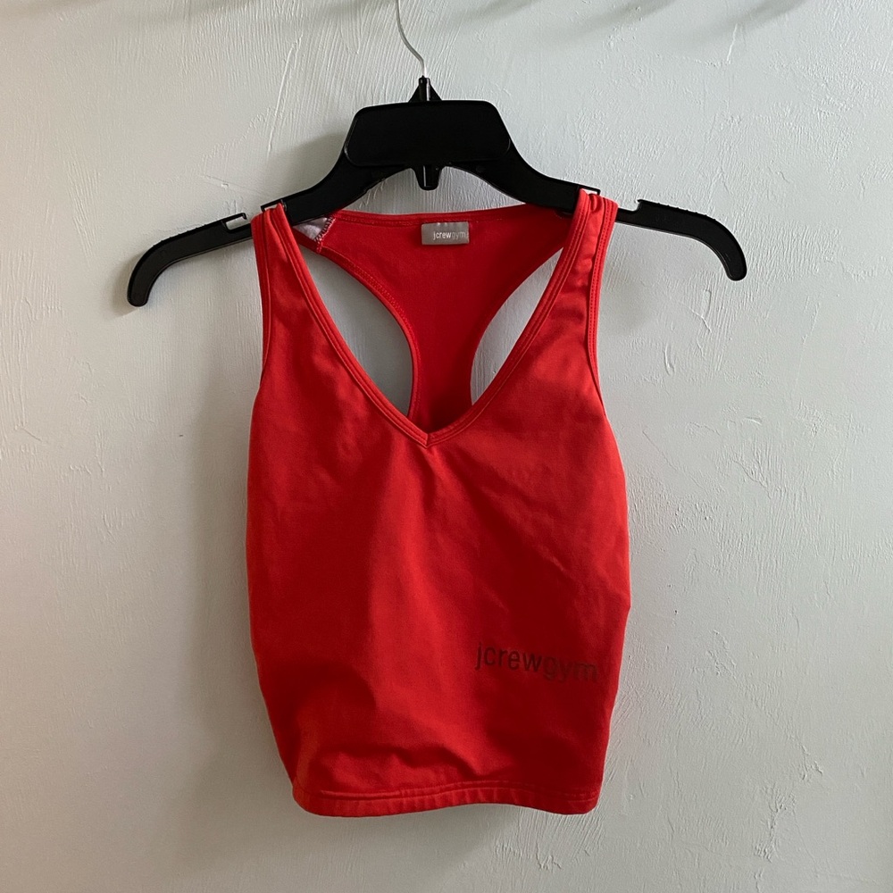 Red JCrew Gym Tank Top
